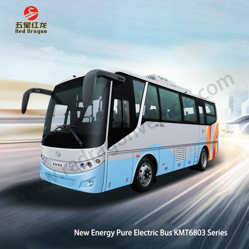 ผู้จัดจำหน่าย New Energy Pure Electric Bus 8 Meters 34 Seater Coach Price