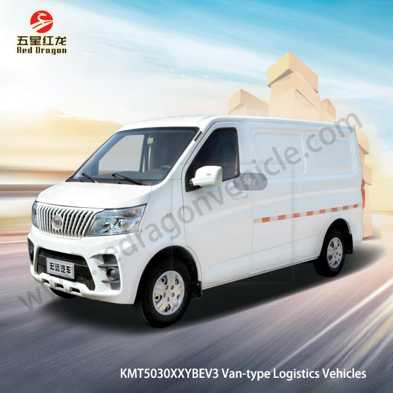ผู้จัดจำหน่าย KMT5030XXYBEV3 Van Type Pure Electric Logistics Vehicle